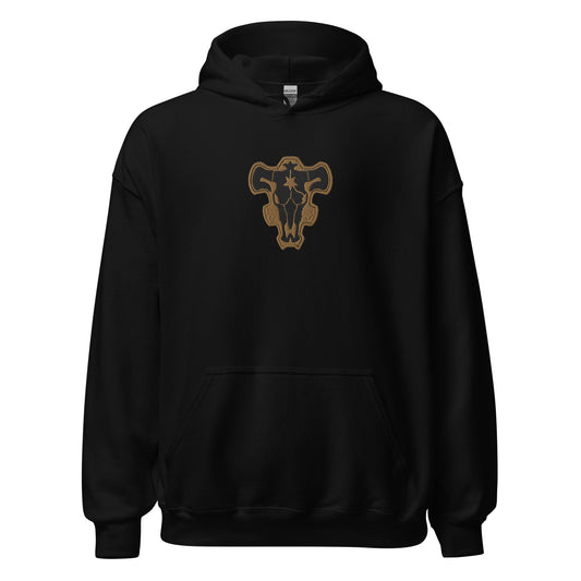 Black Clover Embroidered Hoodie