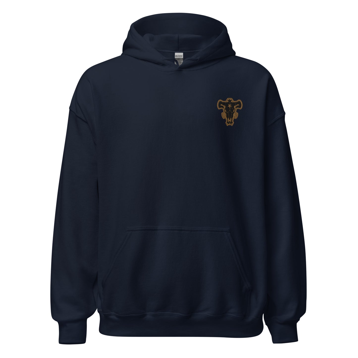 Black Bulls Black Clover Embroidered Hoodie