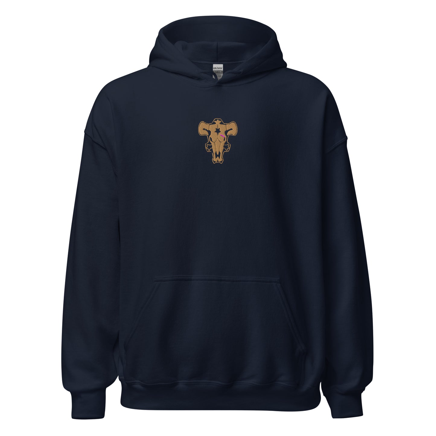 Black Bulls Black Clover Embroidered Hoodie