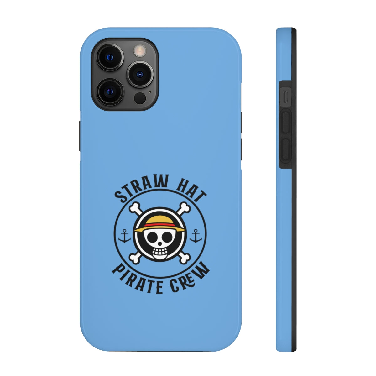 Straw Hat Pirate Crew One Piece Anime iPhone Case (Series 12, 13, 14)