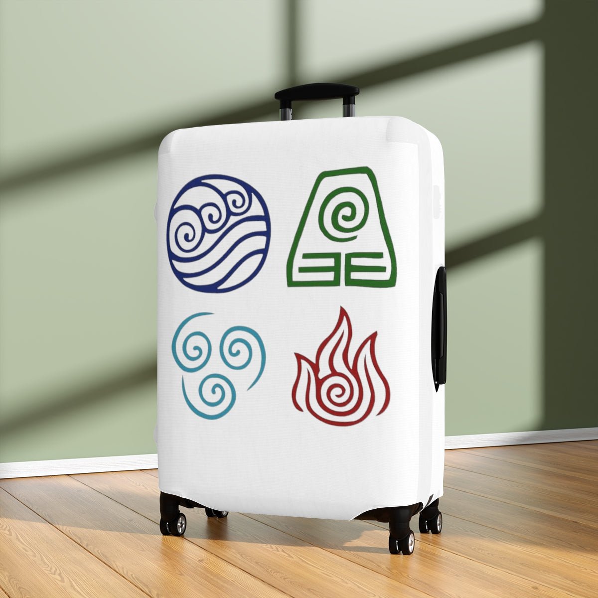 Airbender Elements Avatar The Last Airbender Anime Suitcase Luggage Cover - One Punch Fits