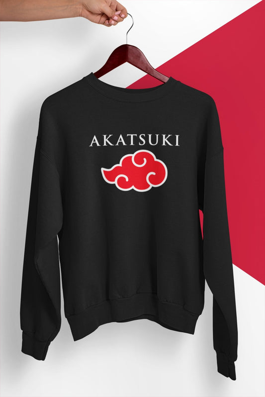 Akatsuki Naruto Anime Crewneck Sweatshirt - One Punch Fits