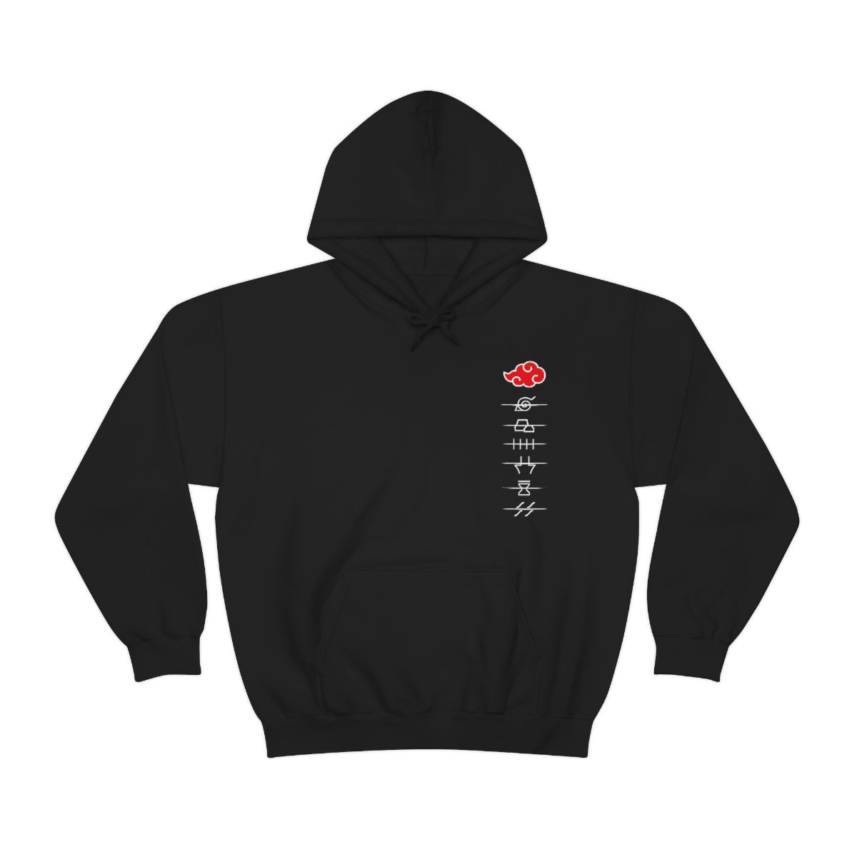 Akatsuki Naruto Anime Hoodie (Front & Back Design) - One Punch Fits