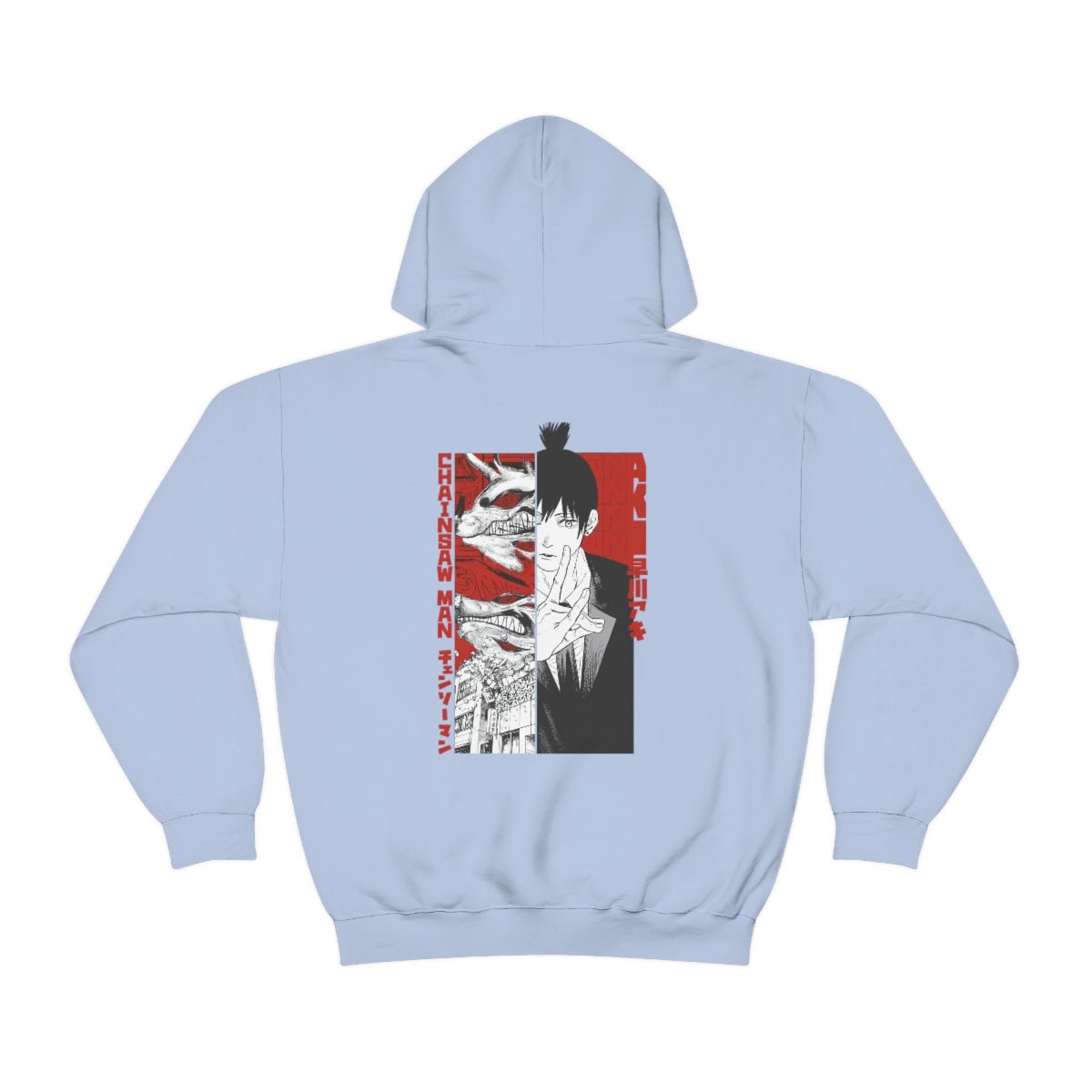 Aki Kon Chainsaw Man Anime Hoodie (Front & Back Design) - One Punch Fits