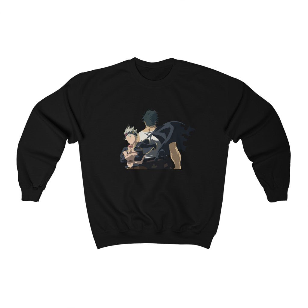 Asta and Yami Black Clover Anime Crewneck Sweatshirt - One Punch Fits