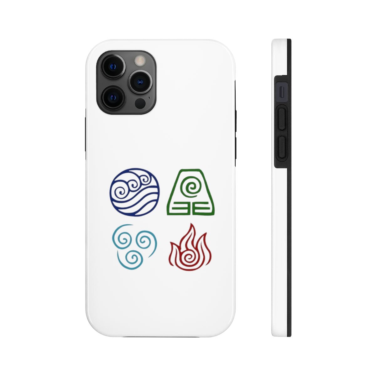 Avatar Elements Avatar The Last Airbender Anime iPhone Case (Series 12, 13, 14) - One Punch Fits
