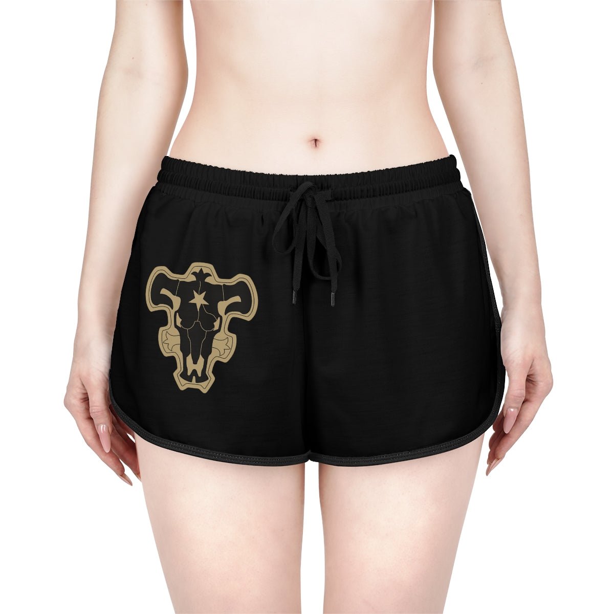 Black Bulls Black Clover Anime Women's Relaxed Shorts - One Punch Fits
