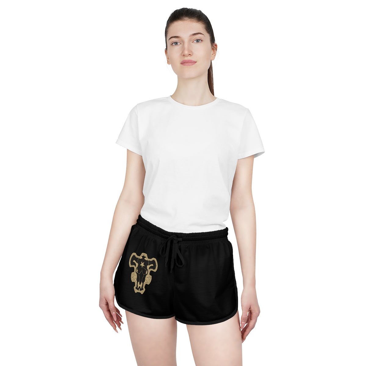 Black Bulls Black Clover Anime Women's Relaxed Shorts - One Punch Fits