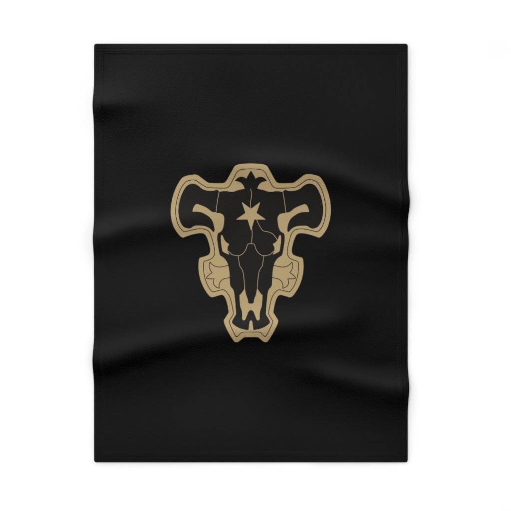 Black Bulls Soft Fleece Baby Blanket - One Punch Fits