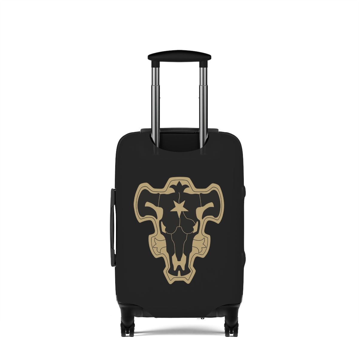 Black Bulls Symbol Black Clover Anime Suitcase Luggage Cover - One Punch Fits