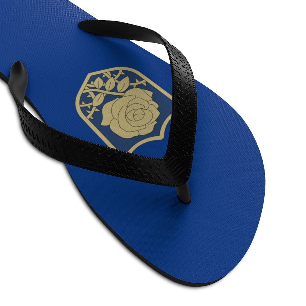 Blue Rose Black Clover Flip Flops - One Punch Fits