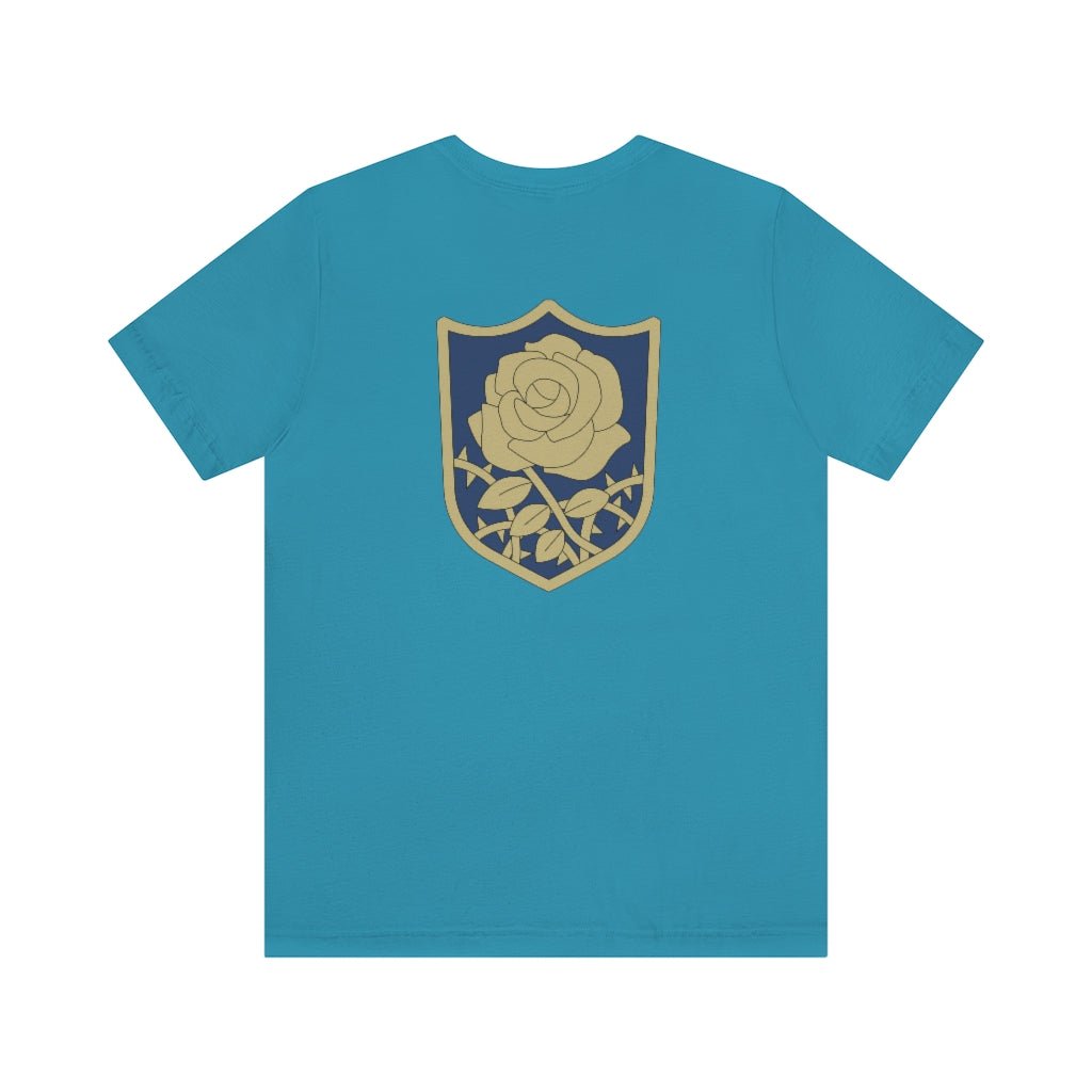 Blue Rose Symbol Black Clover Anime Shirt (Front & Back Design) - One Punch Fits