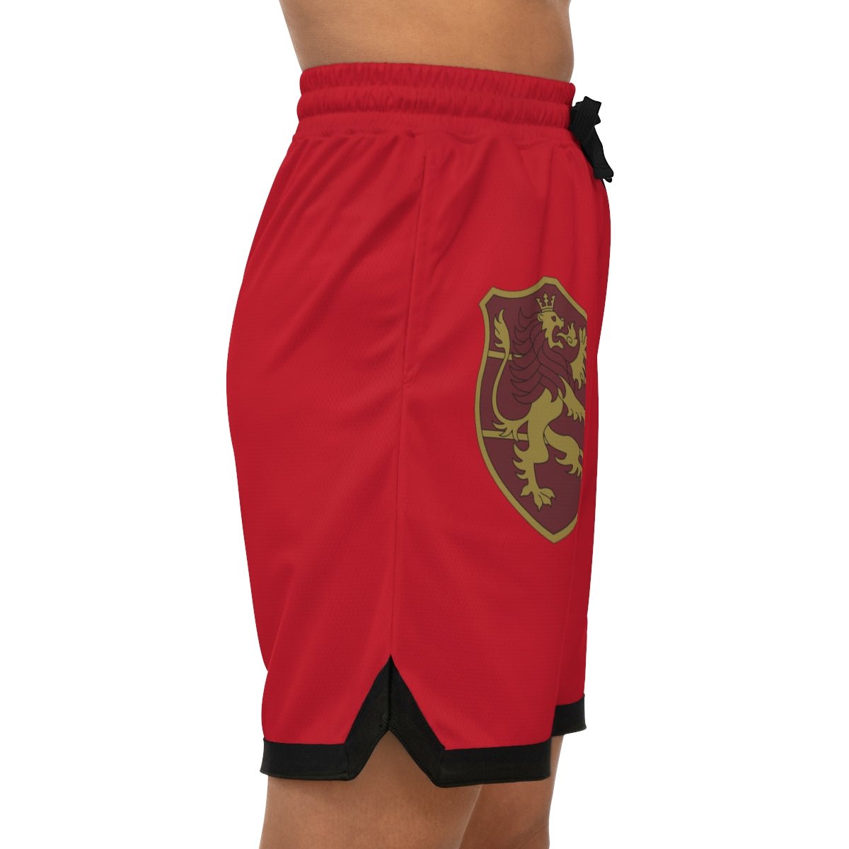 Crimson Lions Black Clover Anime Athletic Shorts w/Pockets - One Punch Fits