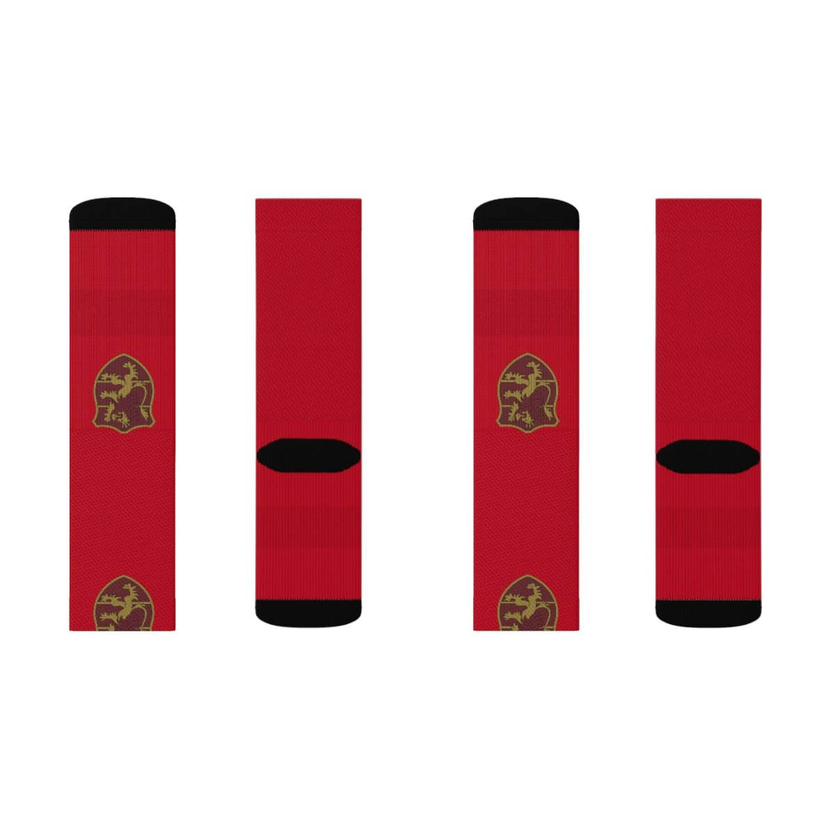 Crimson Lions Black Clover Anime Socks - One Punch Fits