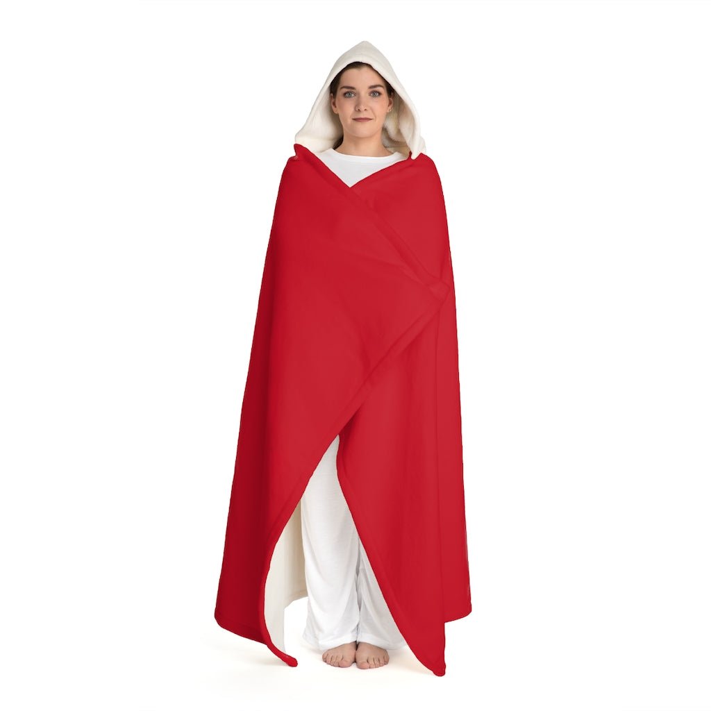 Crimson Lions Sherpa Fleece Hooded Blanket - One Punch Fits