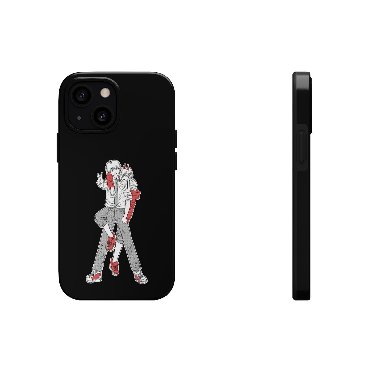 Denji and Power Chainsaw Man Anime iPhone Case (Series 12, 13, 14) - One Punch Fits