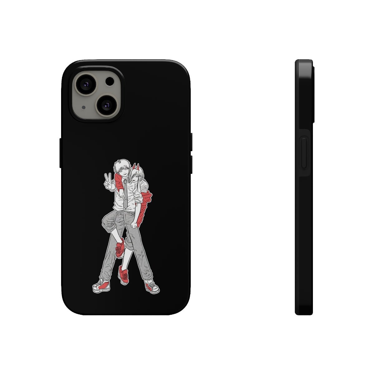 Denji and Power Chainsaw Man Anime iPhone Case (Series 12, 13, 14) - One Punch Fits