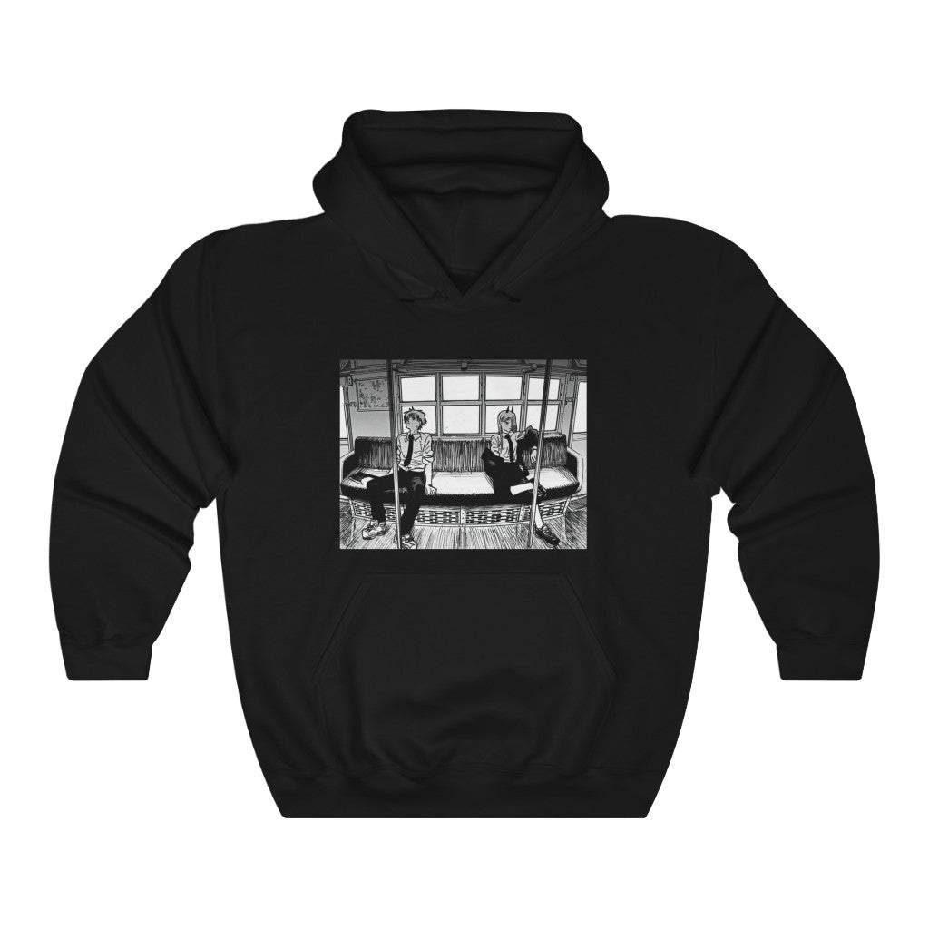 Denji and Power Train Chainsaw Man Anime Hoodie - One Punch Fits