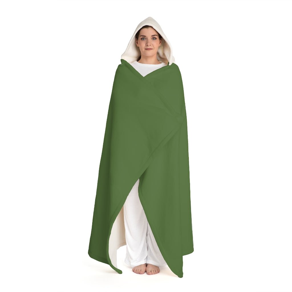 Earth Element Sherpa Fleece Hooded Blanket - One Punch Fits