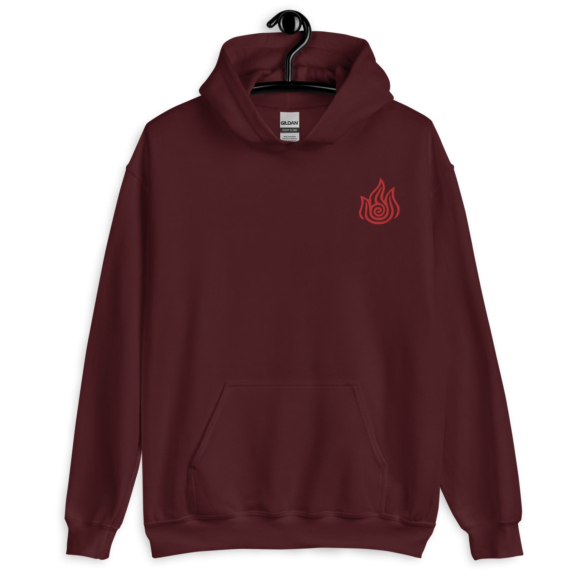 Embroidered Fire Tribe Fire Element Avatar the Last Airbender Anime Embroidered Hoodie - One Punch Fits