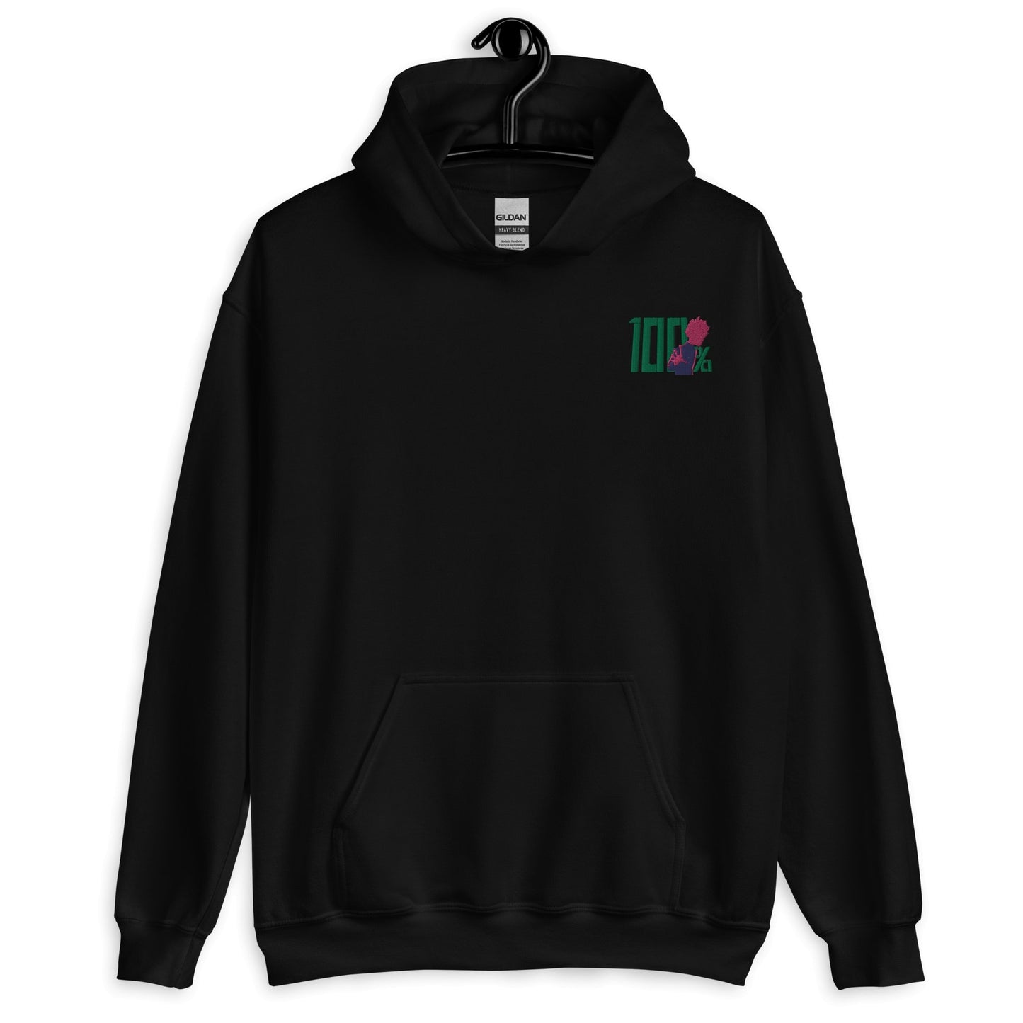 Embroidered Mob Psycho 100 Logo Anime Embroidered Hoodie - One Punch Fits