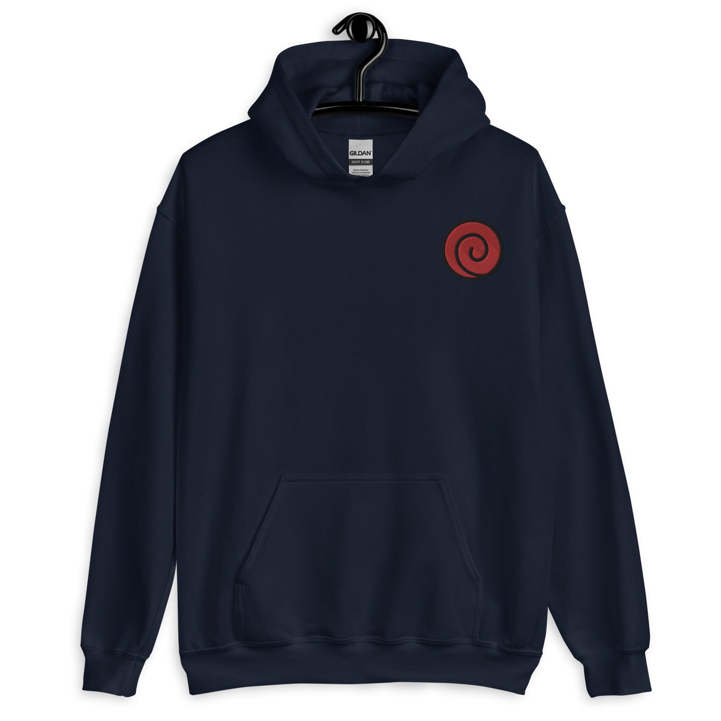 Embroidered Uzumaki Clan Logo Naruto Anime Embroidered Hoodie - One Punch Fits