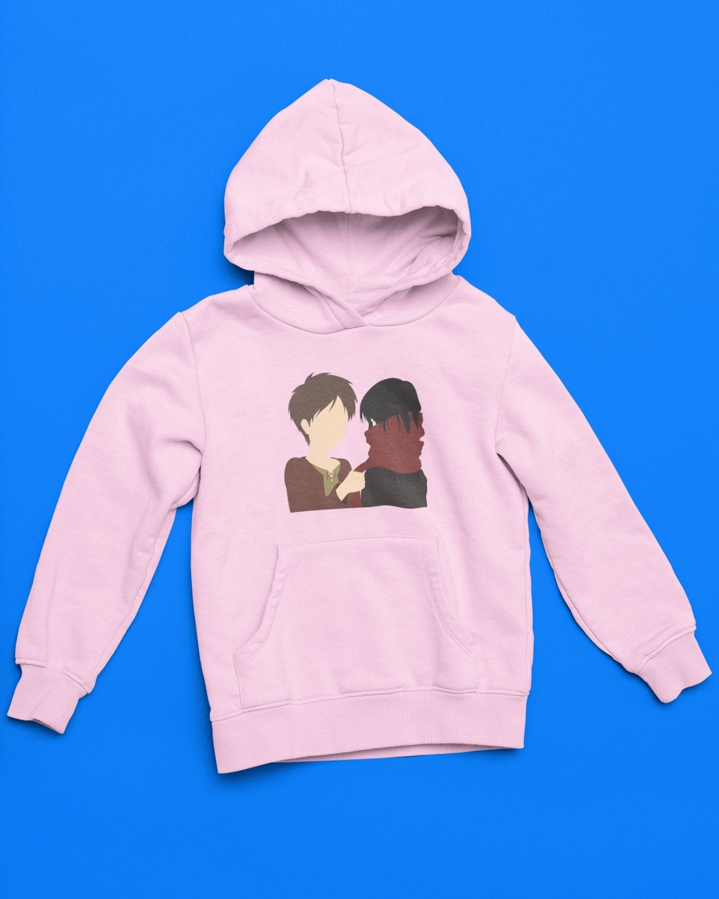 Eren and Mikasa Love Attack on Titan Anime Hoodie - One Punch Fits