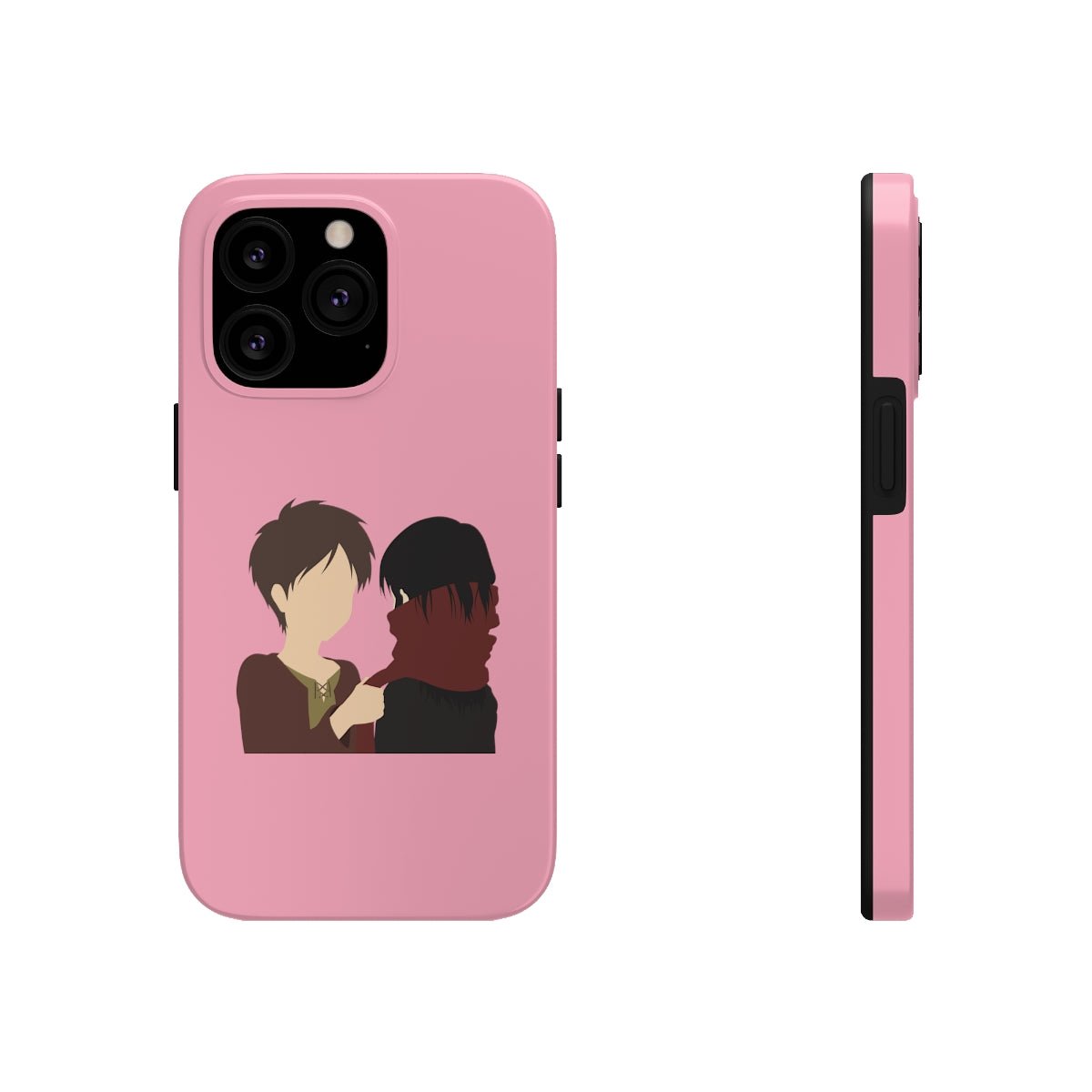Eren Mikasa Love Attack on Titan Logo Anime iPhone Case (Series 12, 13, 14) - One Punch Fits