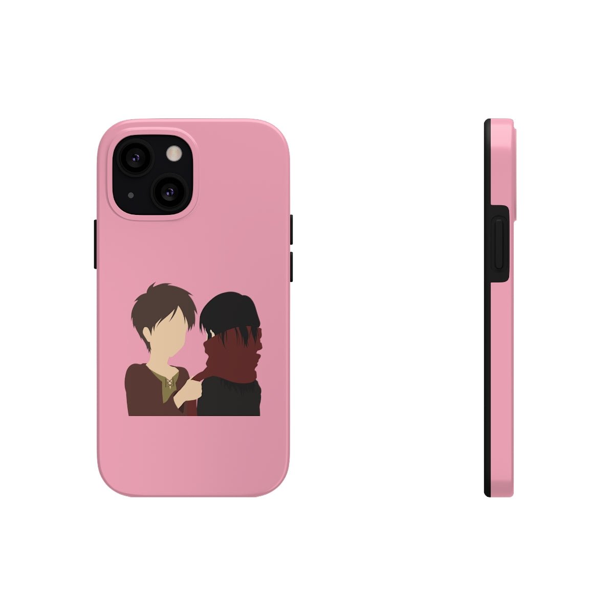 Eren Mikasa Love Attack on Titan Logo Anime iPhone Case (Series 12, 13, 14) - One Punch Fits