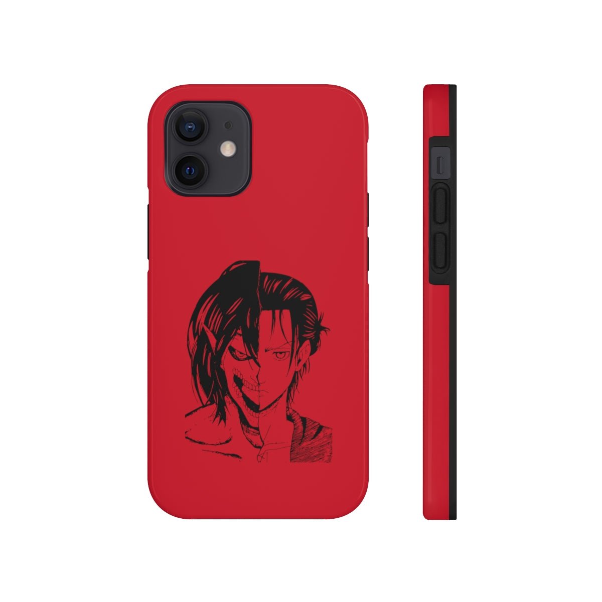 Eren Yeager Attack on Titan Anime iPhone Case (Series 12, 13, 14) - One Punch Fits