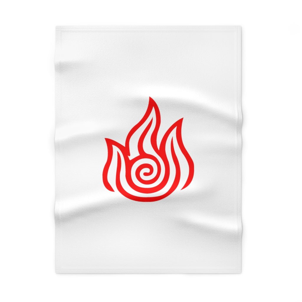 Fire Element Soft Fleece Baby Blanket - One Punch Fits