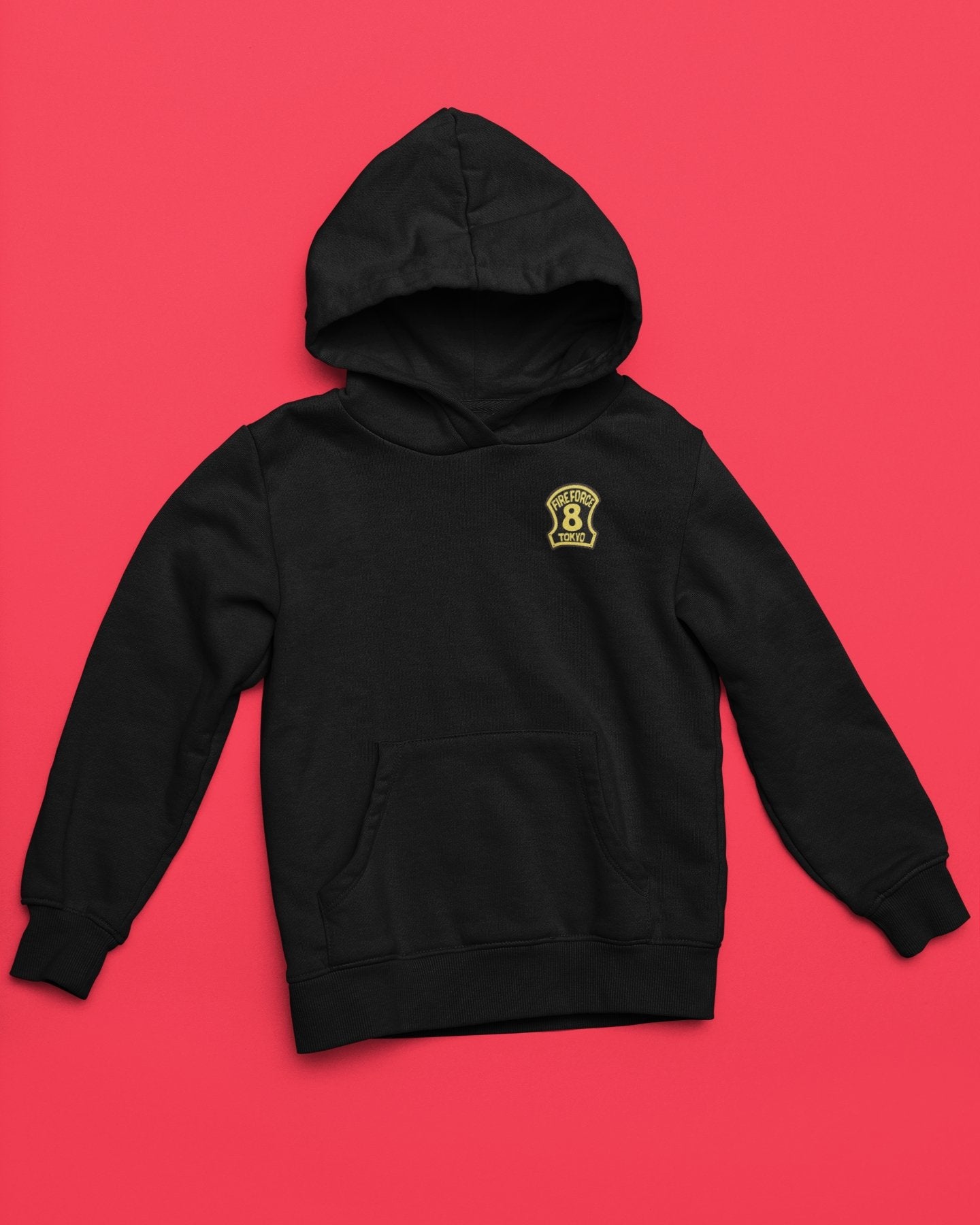 Fire Force Company 8 Anime Hoodie (Front & Back Design) - One Punch Fits