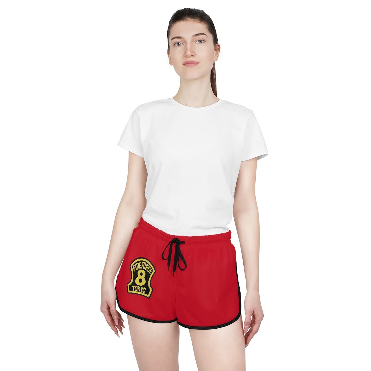 Fire Force Company 8 Anime Women's Relaxed Shorts - One Punch Fits