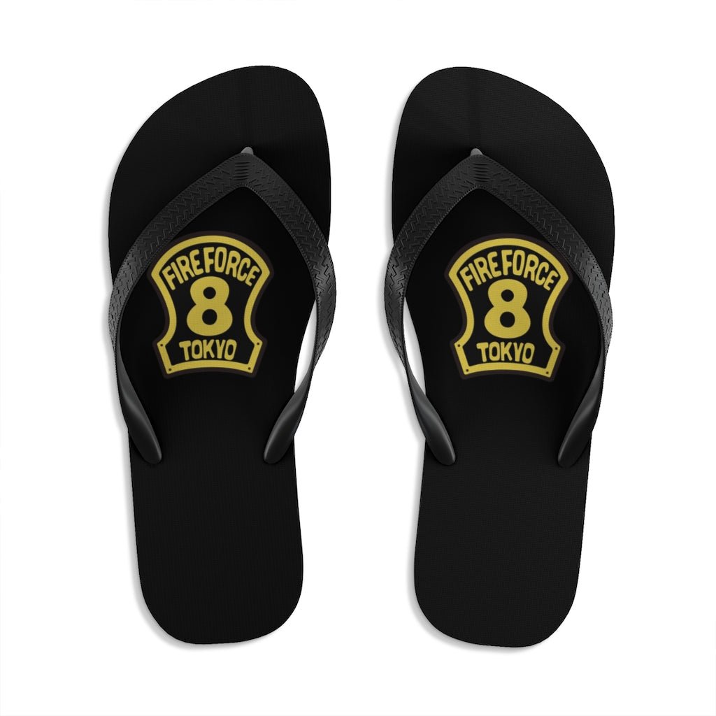 Fire Force Company 8 Flip Flops - One Punch Fits