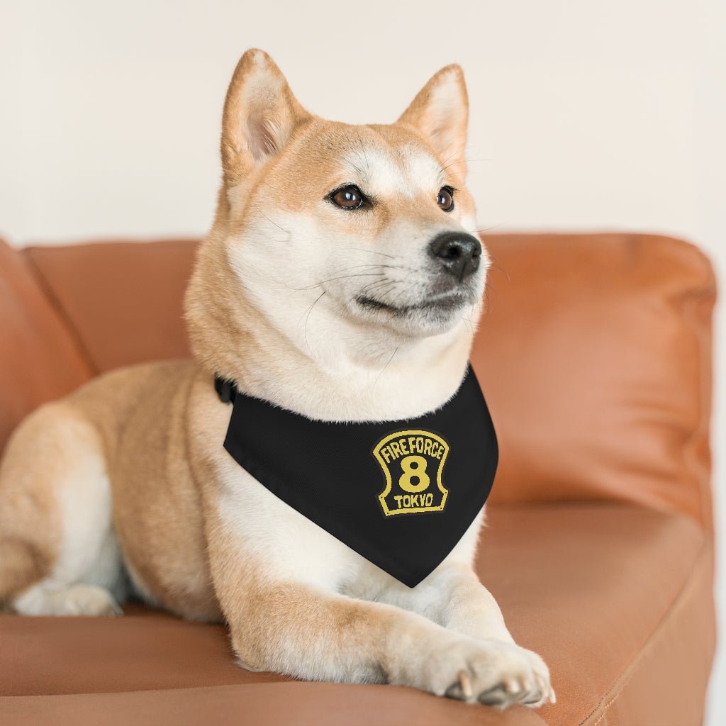 Fire Force Company 8 Pet Bandana Collar - One Punch Fits