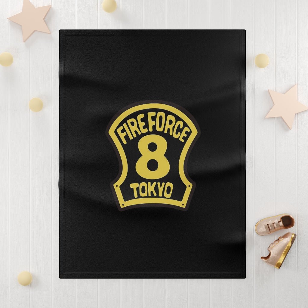 Fire Force Company 8 Soft Fleece Baby Blanket - One Punch Fits