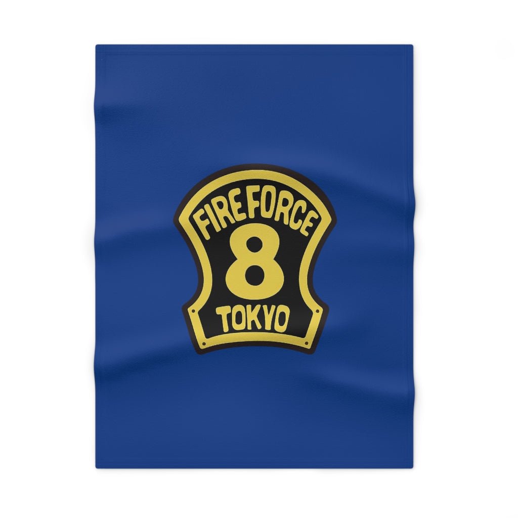 Fire Force Company 8 Soft Fleece Baby Blanket - One Punch Fits