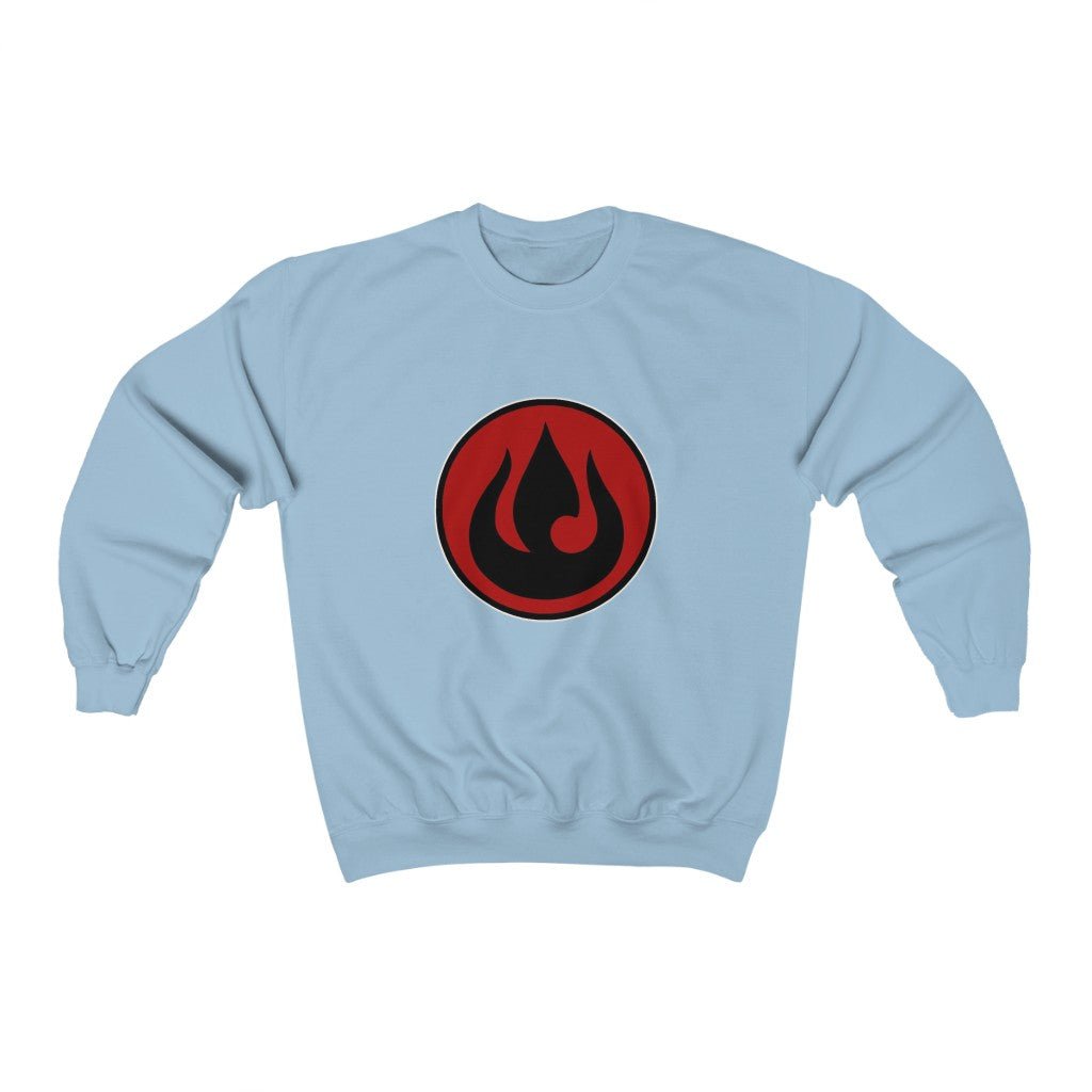 Fire Nation Logo Avatar the Last Airbender Anime Crewneck Sweatshirt - One Punch Fits