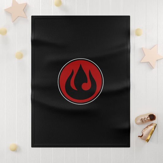 Fire Nation Soft Fleece Baby Blanket - One Punch Fits