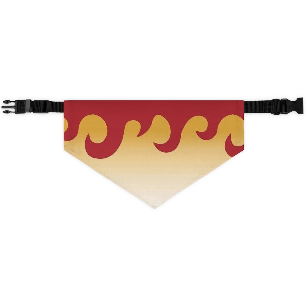 Flame Hashira Pet Bandana Collar - One Punch Fits