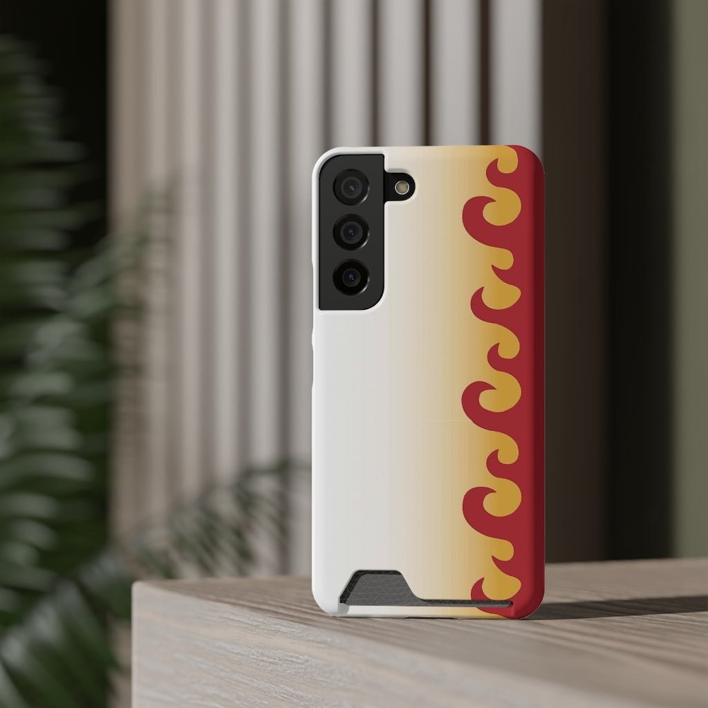 Flame Hashira Phone Case With Card Holder - One Punch Fits