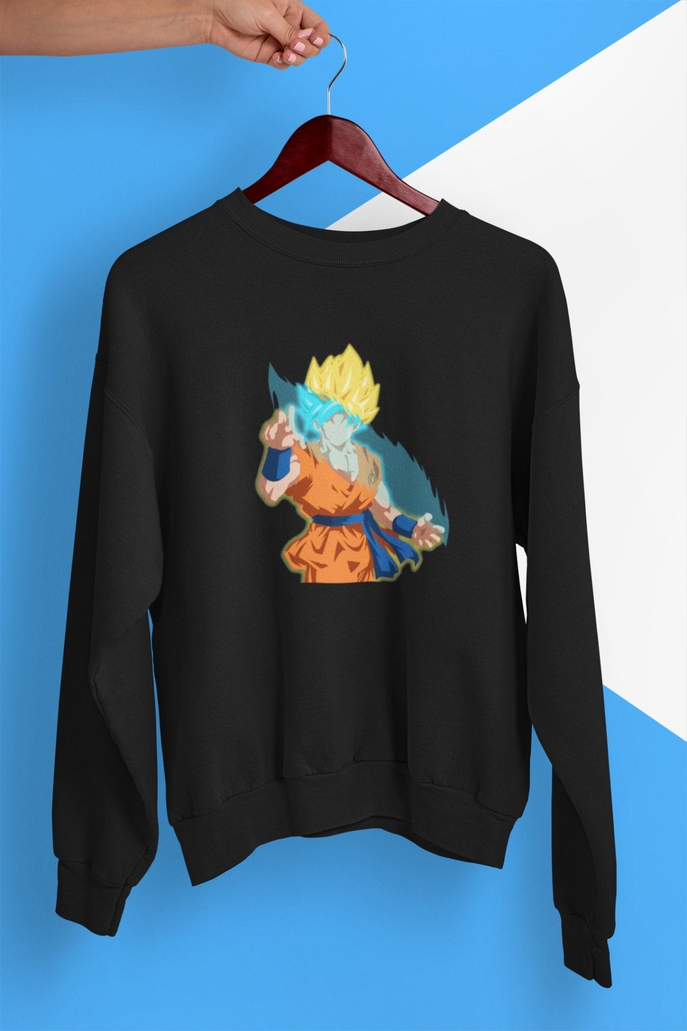 Goku Super Saiyan Dragon Ball Anime Crewneck Sweatshirt - One Punch Fits