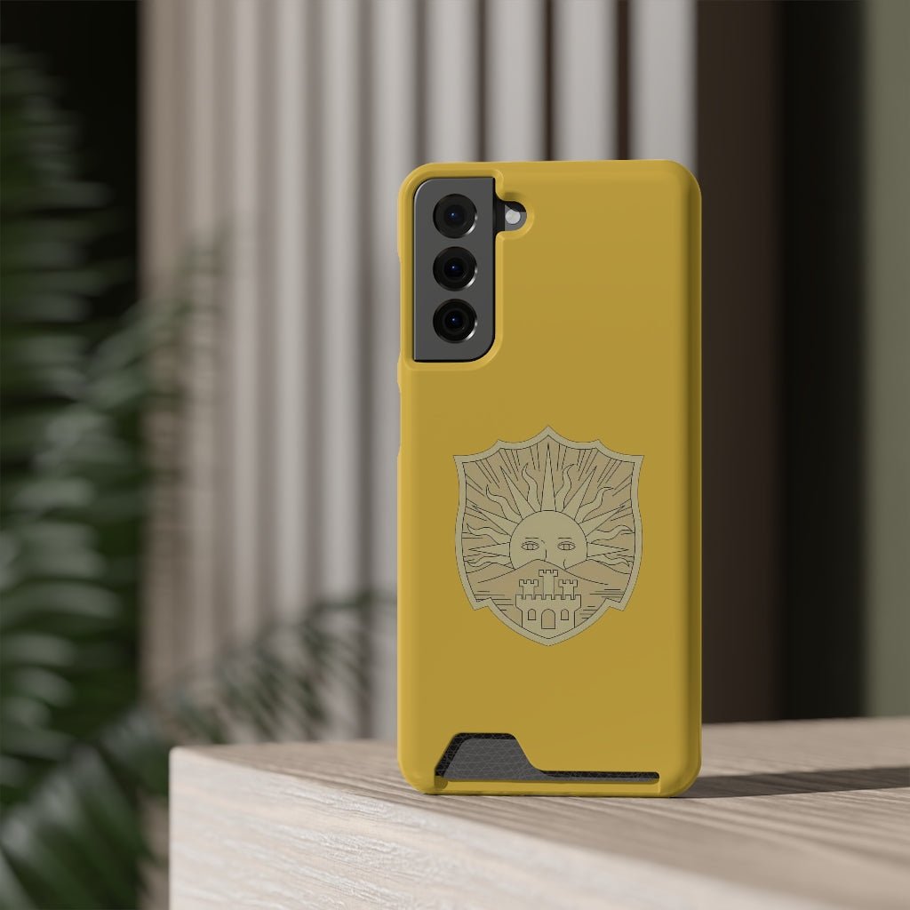 Golden Dawn Phone Case With Card Holder - One Punch Fits
