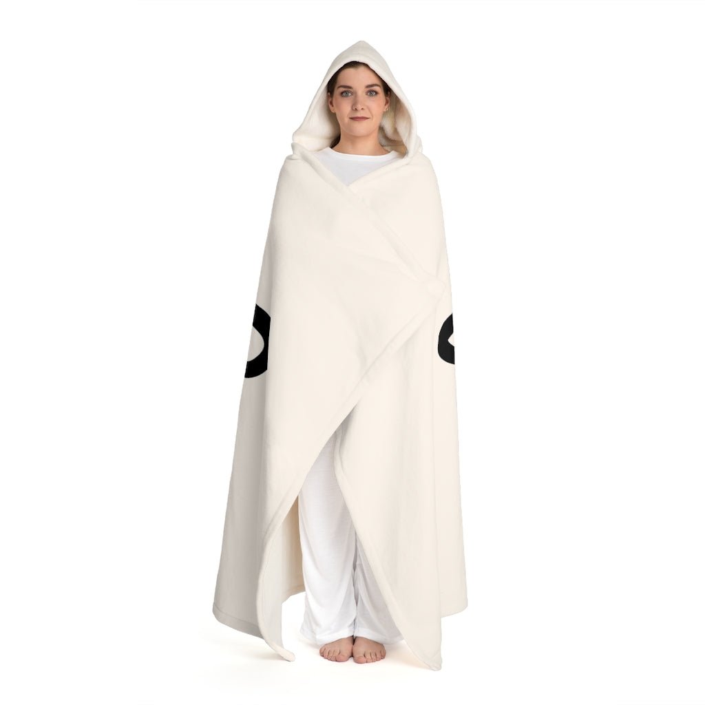 Hidden Cloud Village Sherpa Fleece Hooded Blanket - One Punch Fits