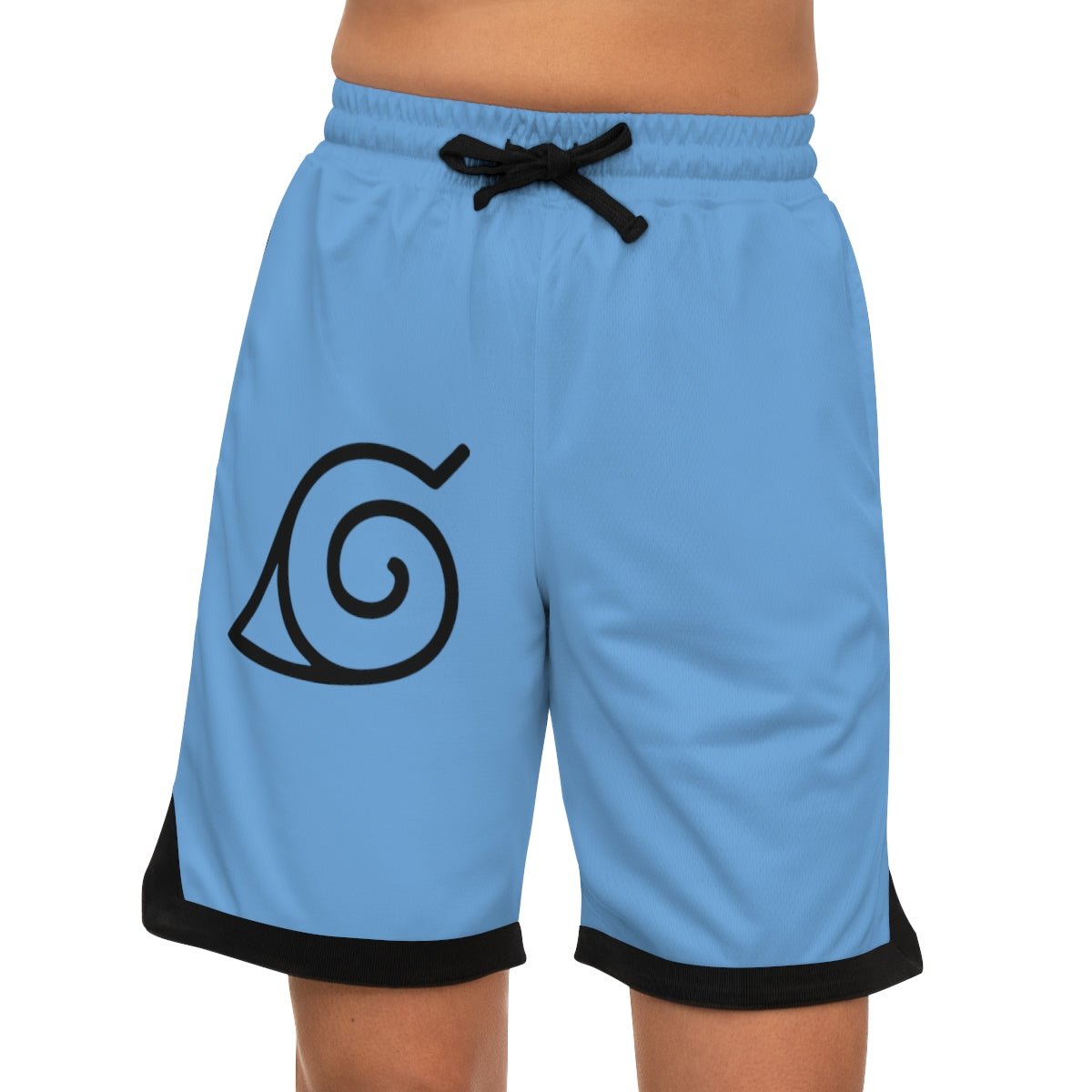 Hidden Leaf Village Naruto Anime Athletic Shorts w/Pockets - One Punch Fits