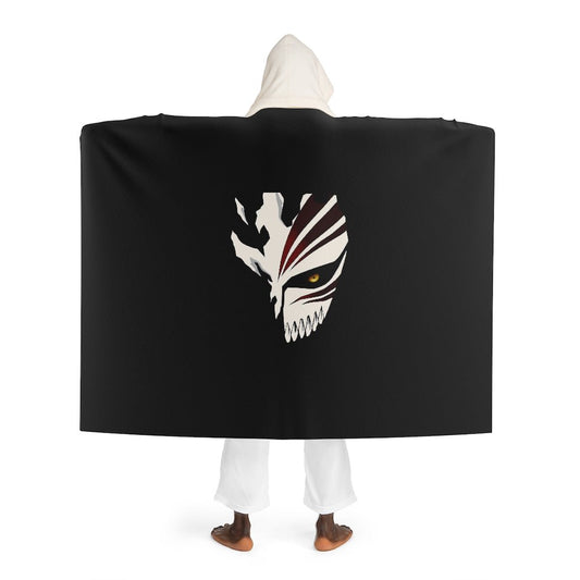 Hollow Mask Ichigo Bleach Sherpa Fleece Hooded Blanket - One Punch Fits