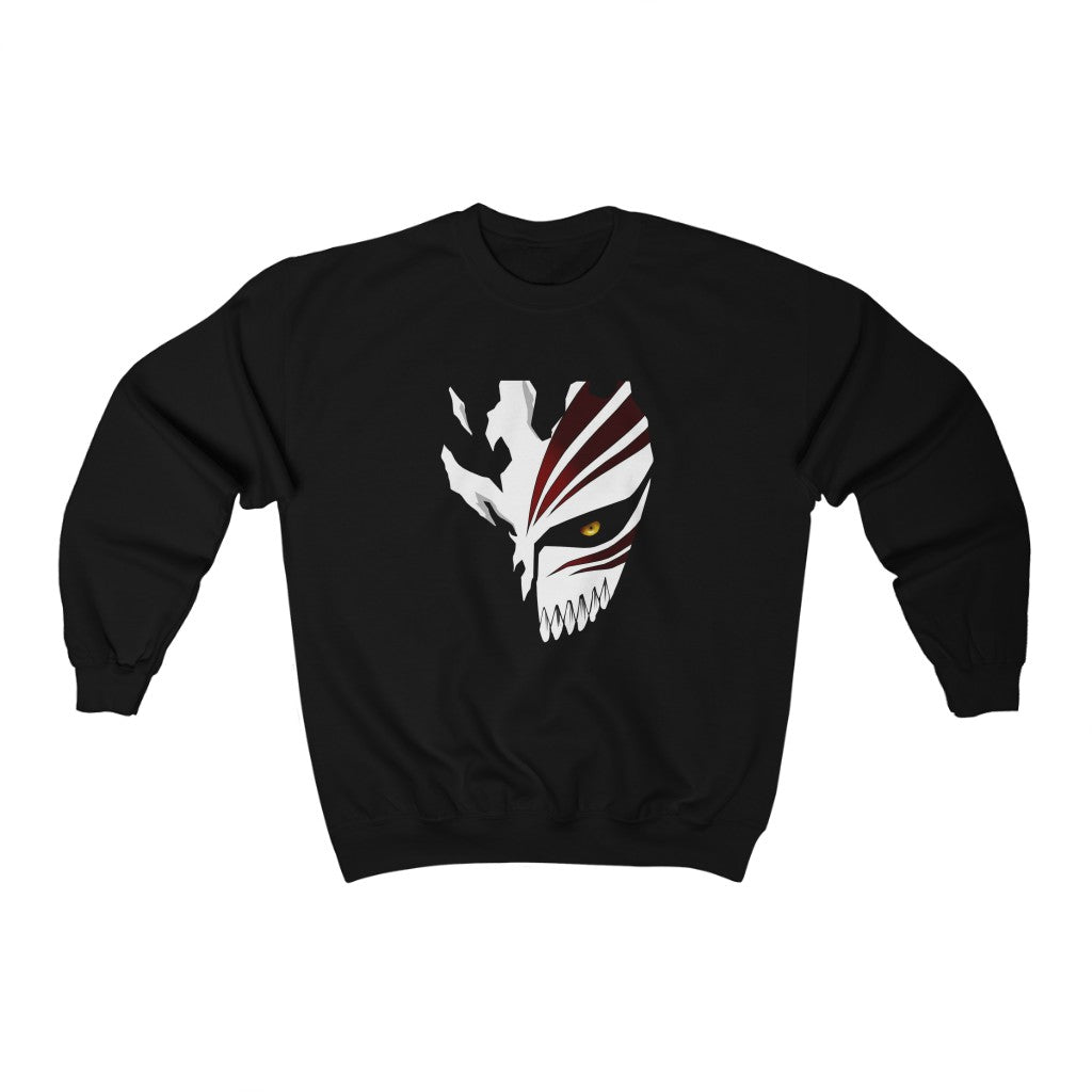Ichigo Hollow Mask Bleach Anime Crewneck Sweatshirt - One Punch Fits