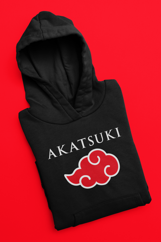 Akatsuki Cloud Logo Naruto Anime Embroidered Hoodie