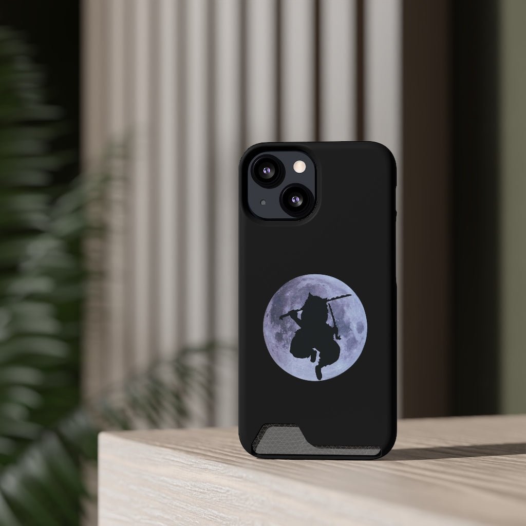 Inosuke Moon Phone Case With Card Holder - One Punch Fits