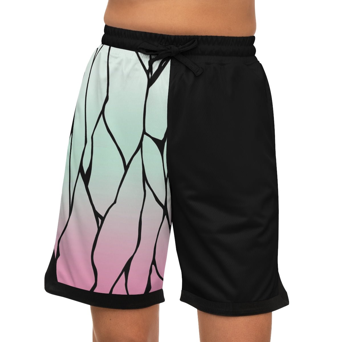 Insect Hashira Demon Slayer Anime Athletic Shorts w/Pockets - One Punch Fits